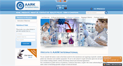 Desktop Screenshot of aarkinternational.com