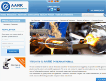 Tablet Screenshot of aarkinternational.com